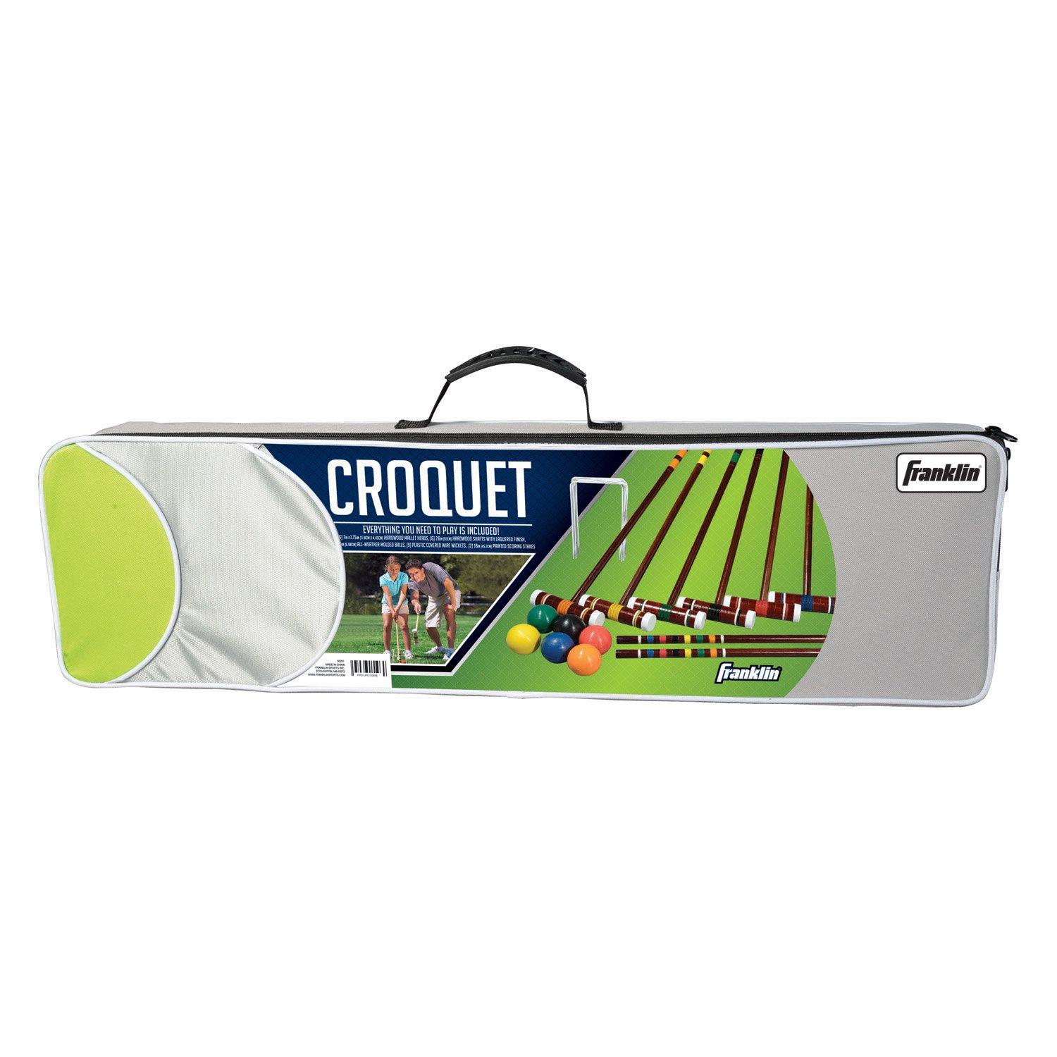 Franklin Sports Intermediate 6 Player Croquet Set W